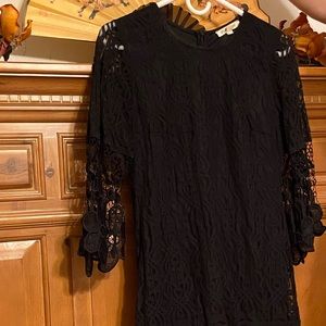 Rebellion Black Large Lace Dress